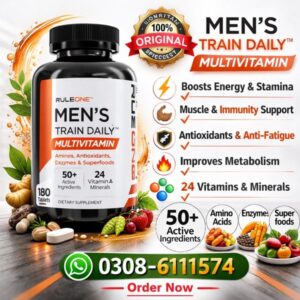 Rule One Men’s Train Daily Tablet In Pakistan