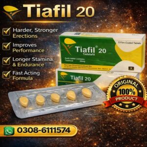 Tiafil Tadalafil 20 MG Tablets In Pakistan