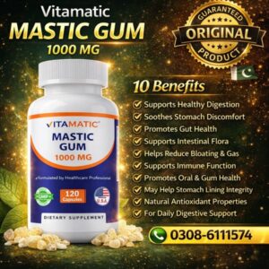 Vitamatic Mastic Gum 1000mg Capsules In Pakistan