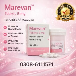 Marevan Warfarin Sodium 5mg Tablets In Pakistan